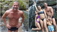Malvino Salvador publica fotos em cachoeira com a família; veja