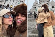 MC Cabelinho comemora aniversário ao lado da nova namorada, em Paris