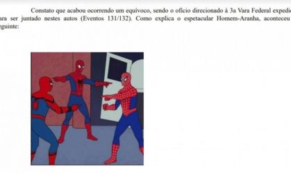 Juíza federal utiliza meme do Homem-Aranha em decisão; TRF-2 repreende