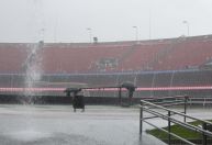 Fortes chuvas fazem São Paulo x Corinthians ter início adiado
