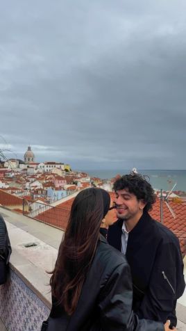 Rafa Kalimann e Nattanzinho em Lisboa • Instagram/Rafa Kalimann