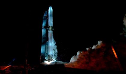 New Glenn, foguete que a Blue Origin quer lançar em órbita, deve fazer seu primeiro lançamento na madrugada de segunda-fera (13)