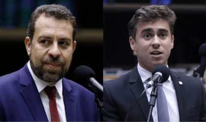 Guilherme e Boulos e Nikolas Ferreira