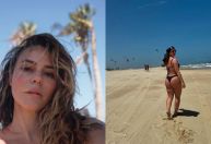 Paolla Oliveira curte praia durante viagem ao Ceará; confira
