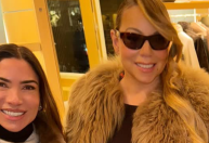 Patricia Abravanel posa ao lado de Mariah Carey: "Tietei"