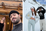 Pedro Sampaio compartilha fotos de viagem à Suíça com namorado e Anitta