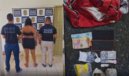 Polícia prende foragida que comercializava drogas para outros estados em RR