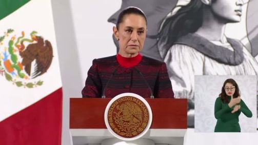 Presidente do México, Claudia Sheinbaum.