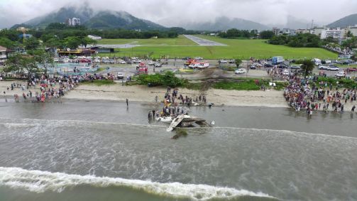 Avião de pequeno porte explodiu em janeiro após tentar pousar em Ubatuba (SP)