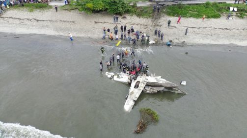 Aeronave de pequeno porte cai em Ubatuba (SP)