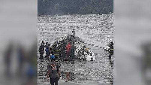 Aeronave de pequeno porte cai em Ubatuba (SP)