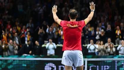 Rafael Nadal na Davis Cup do ano passado