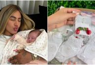 Irmã de Neymar mima filha caçula do jogador com mais de 40 presentes