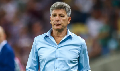 Renato Gaúcho está sendo cotado pelo Cruzeiro após saída de Diniz