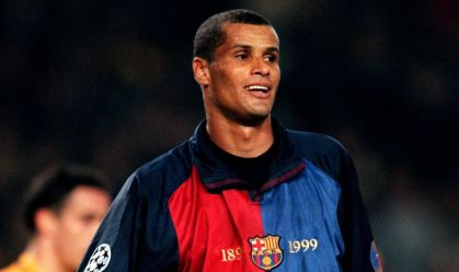 Rivaldo defendeu o Barcelona por cinco anos