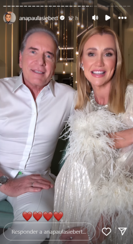Casal passou Réveillon em Miami, nos Estados Unidos • Instagram/Ana Paula Siebert