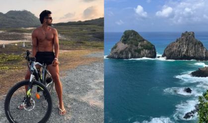 Rodrigo Simas recorda momentos em Noronha: "Problema é ter que ir embora"