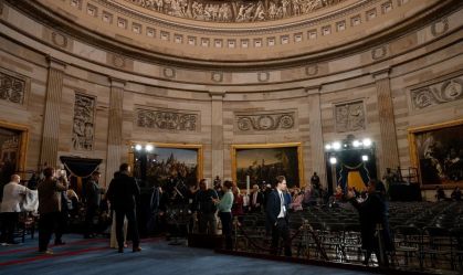 Posse nos EUA acontecerá dentro do Capitólio pela segunda vez na história