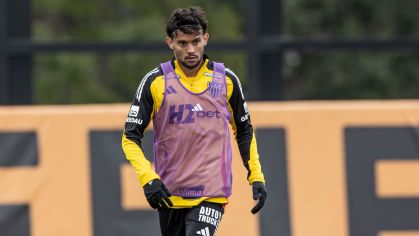 Gustavo Scarpa em treino do Atlético-MG nos Estados Unidos