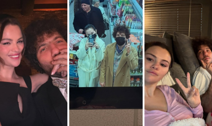 Selena Gomez publica fotos ao lado do noivo ao desejar feliz Ano Novo