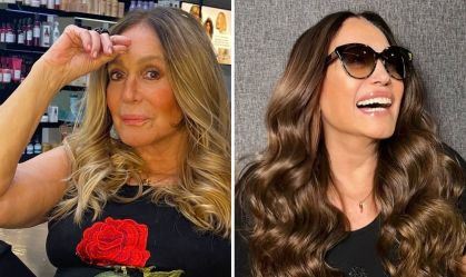 Susana Vieira muda de visual e adota madeixas escuras; veja resultado