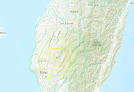 Terremoto de magnitude 6,0 atinge Taiwan