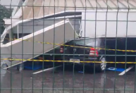 Teto de estacionamento de supermercado desaba em São Caetano