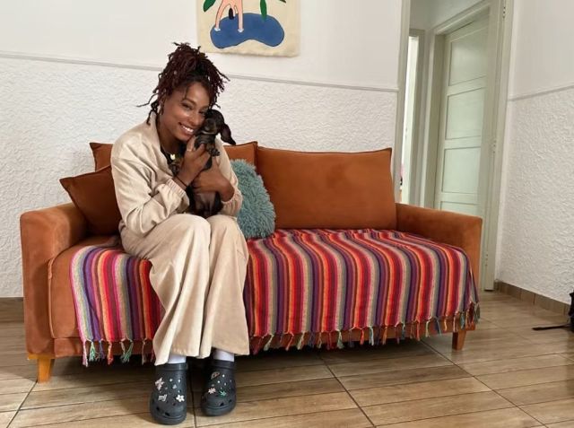 Thamiris é mão de Nico, que ganhou da ex-namorada • Reprodução/Gshow/Ricardo Vieira