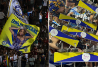 Afastada, Lexa é homenageada em ensaio técnico da Tijuca na Sapucaí