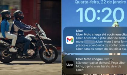 Após 99, Uber volta a oferecer serviço de mototáxi na cidade de São Paulo