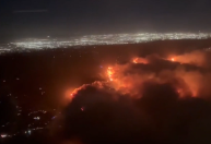 “Apocalipse”: Passageiro de avião faz vídeo de incêndio florestal na Califórnia