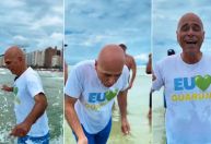 Vídeo: prefeito de Guarujá bebe água do mar após surto de virose