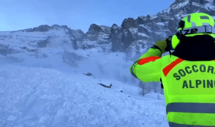 Avalanche mata três pessoas nos Alpes da Itália