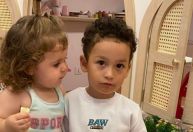 Filha de Viih Tube e Eliezer brinca com filho de Bianca Andrade e Fred Bruno