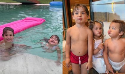 Virginia mostra filhas brincando com filhos de Gabi Brandt: "PIB do Brasil"