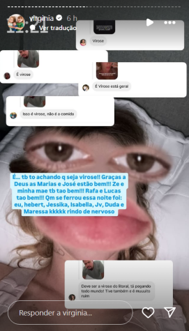 Virginia contou pessoas que passaram mal durante a madrugada além dela • Instagram/Virginia Fonseca
