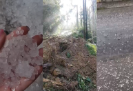 Chuva de granizo provoca transtornos na região de Campinas (SP)