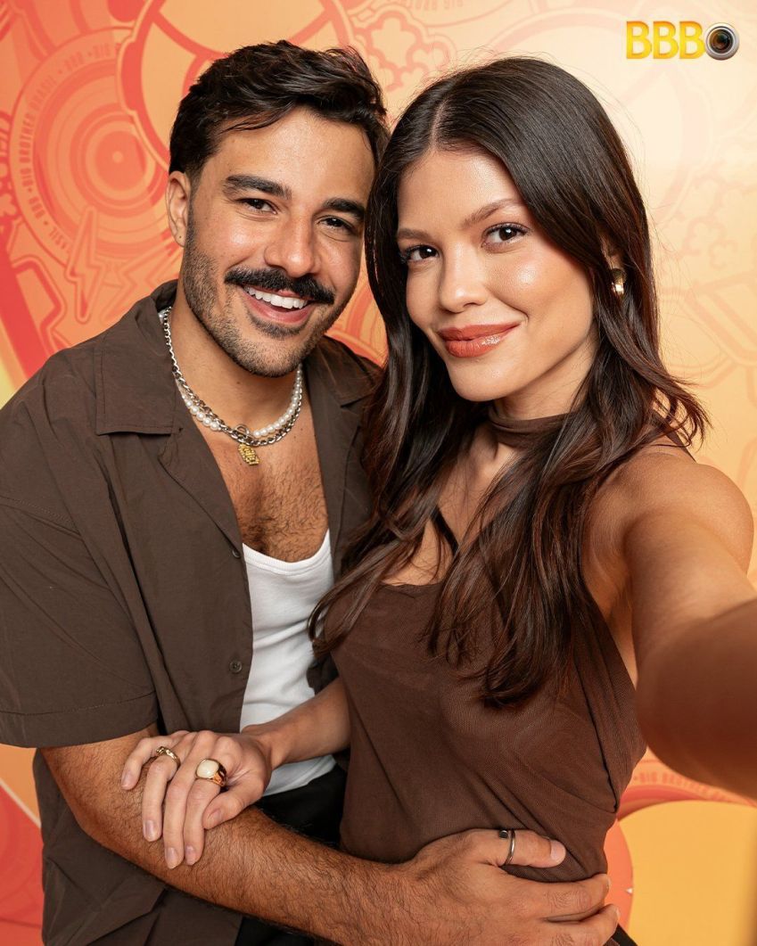 Vitória Strada e Mateus Pires estão confirmados no #BBB25 no grupo Camarote • Divulgação/BBB
