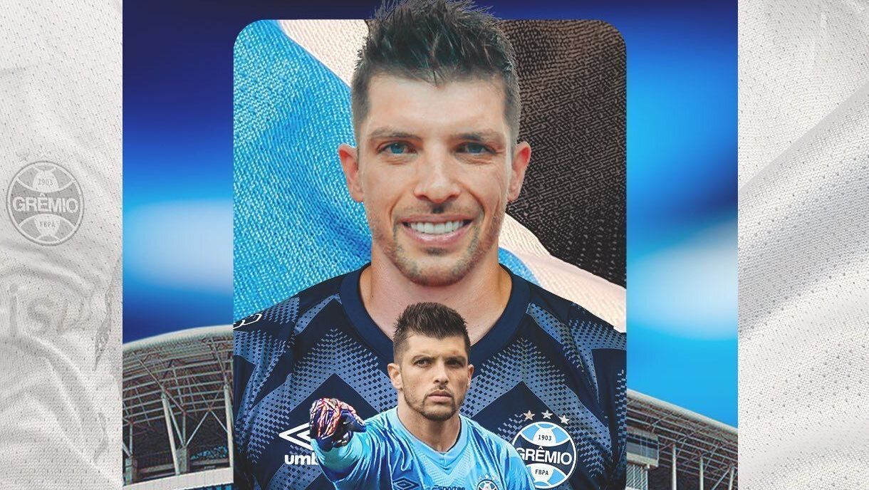 Goleiro Volpi é o novo reforço do Grêmio