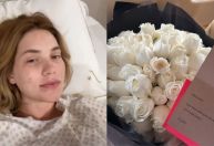 Virginia recebe buquê de flores de Zé Felipe após cirurgias