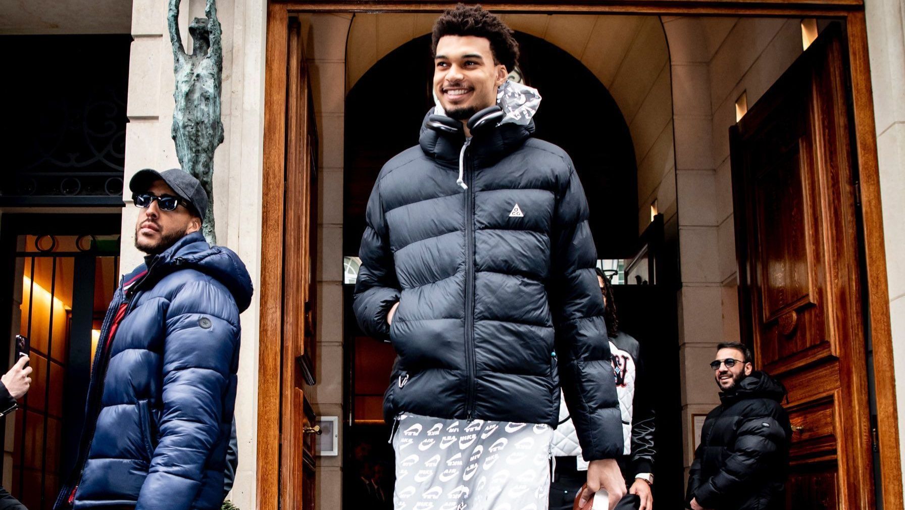 Wembanyama em Paris antes de Spurs x Pacers