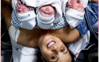 Mulher dá à luz a trigêmeas após gestação de risco de 35 semanas em SC