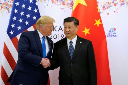 Presidente Donald Trump e líder chinês Xi Jinping