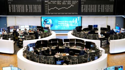 Bolsa de Frankfurt, na Alemanha