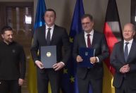 Scholz e Zelensky assinam memorando para refugiados ucranianos na Alemanha