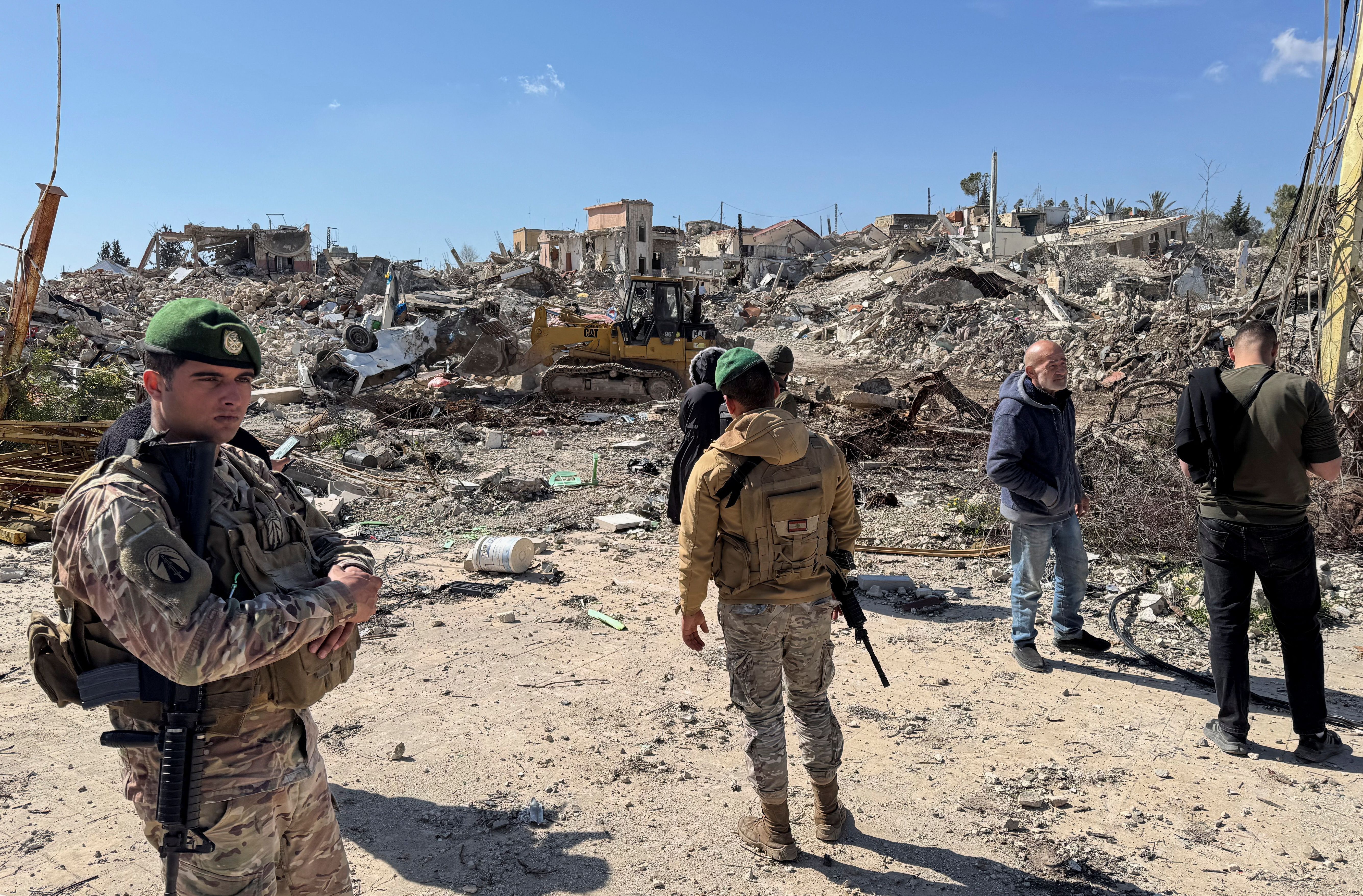 Militares libaneses em Yaroun