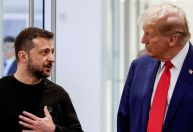 Zelensky diz que está aberto a encontrar Trump no funeral do papa