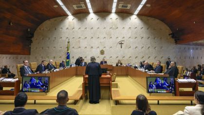 Sessão plenária do STF