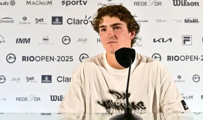 João Fonseca reflete sobre derrota no Rio Open: "Não foi como eu esperava"