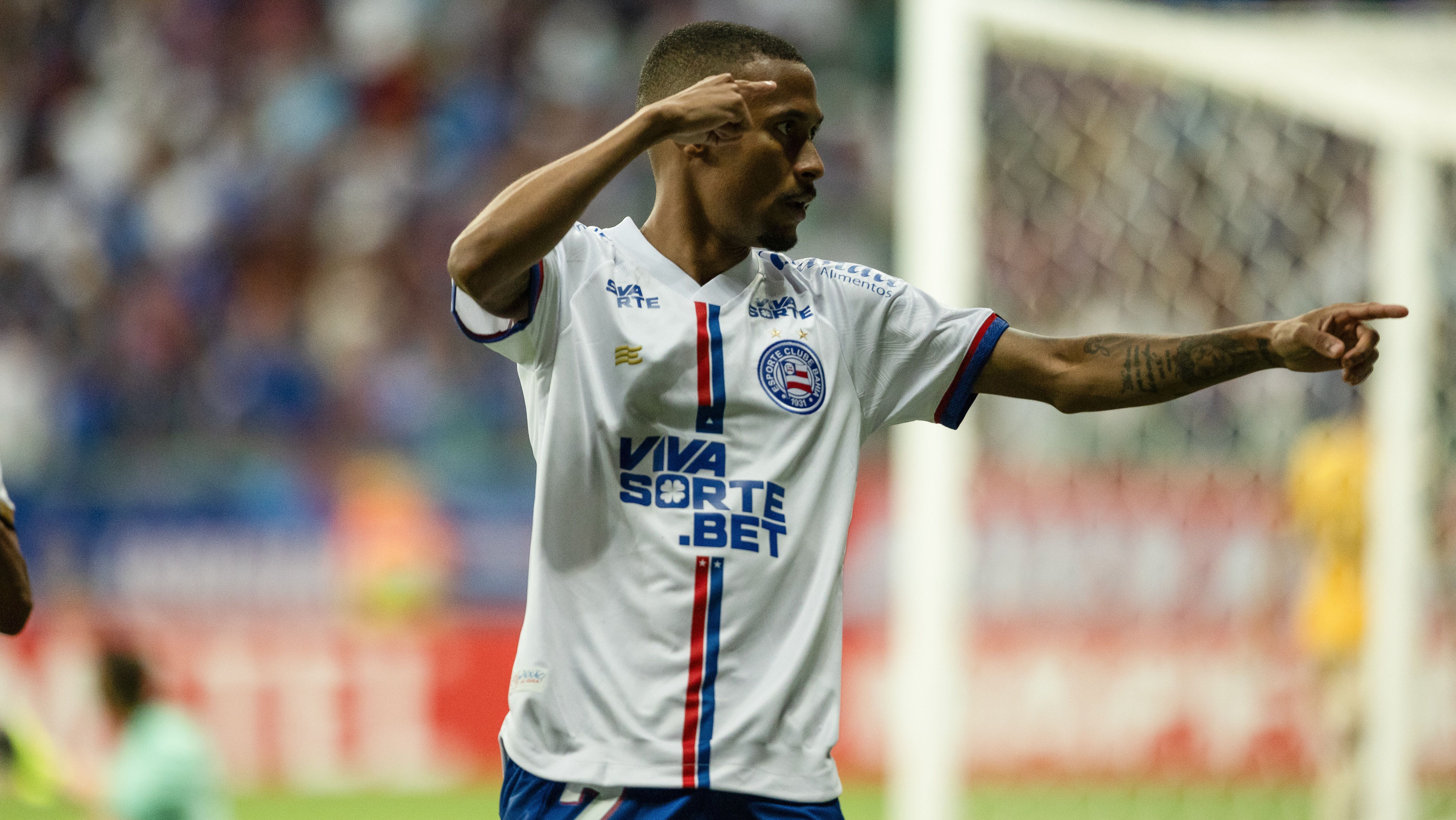 Comemoração de gol do Bahia pela Copa Libertadores da América